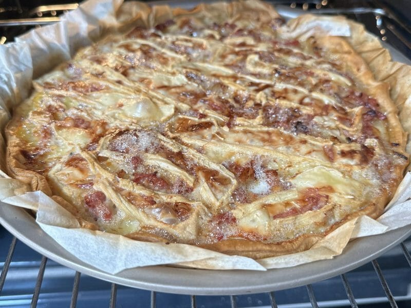 Cliquez pour zoomer ! Tarte aux pommes de terre et lardons Thermomix par arnaud62500