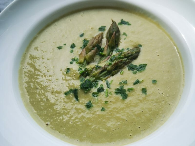 Cliquez pour zoomer ! Velouté d’asperges vertes Thermomix par Chiara Cuisine