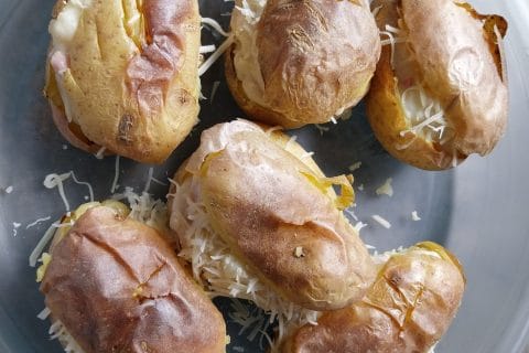 Cliquez pour zoomer ! Pommes de terre farcies à la purée d’endives et aux lardons Thermomix par yumi72