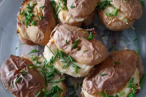 Cliquez pour zoomer ! Pommes de terre farcies à la purée d’endives et aux lardons Thermomix par yumi72