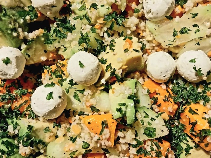 Cliquez pour zoomer ! Salade de quinoa et patate douce Thermomix par yumi72