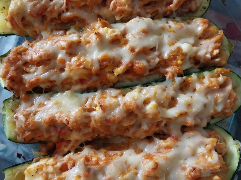Cliquez pour zoomer ! Courgettes farcies au thon Thermomix par yumi72