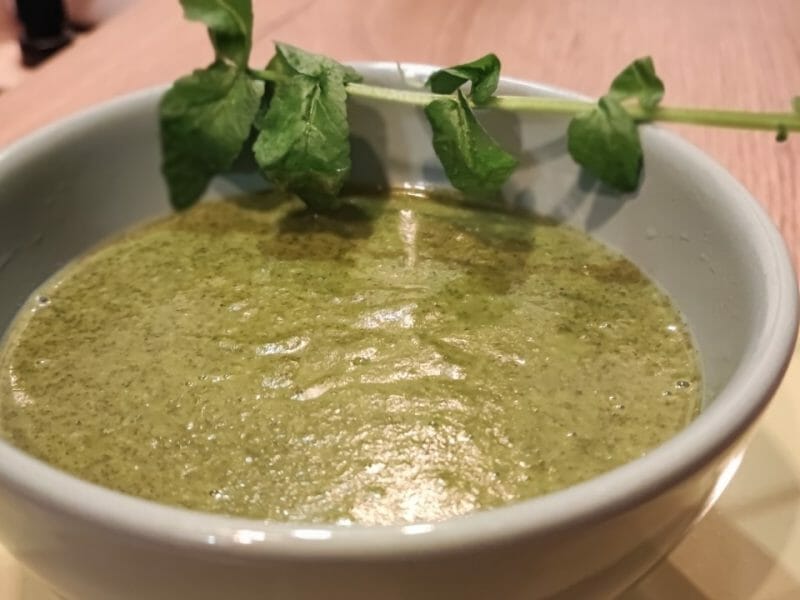 Velouté de cresson au Thermomix - Cookomix