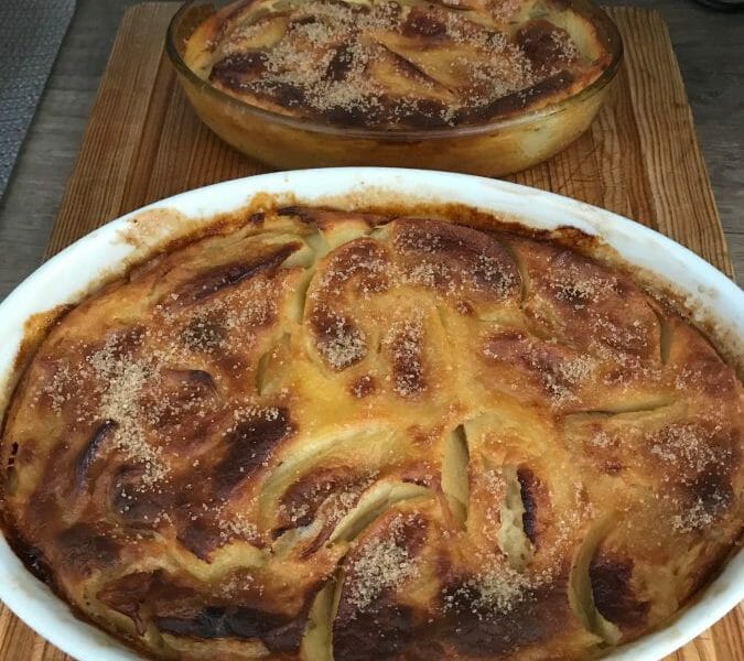 Flognarde aux pommes au Thermomix - Cookomix
