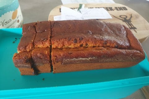 Cliquez pour zoomer ! Cake banane et pépites de chocolat Thermomix par Titi131
