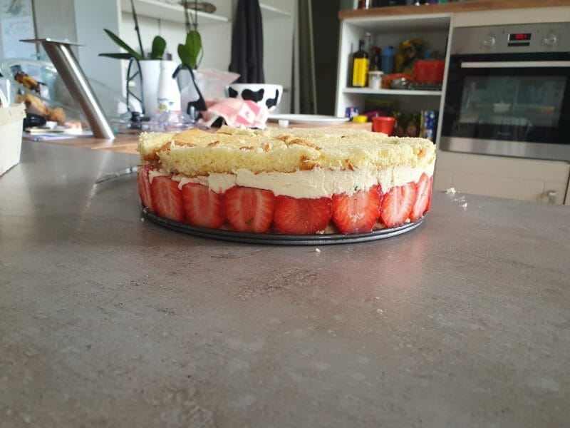 Cliquez pour zoomer ! Fraisier Thermomix par Titi131