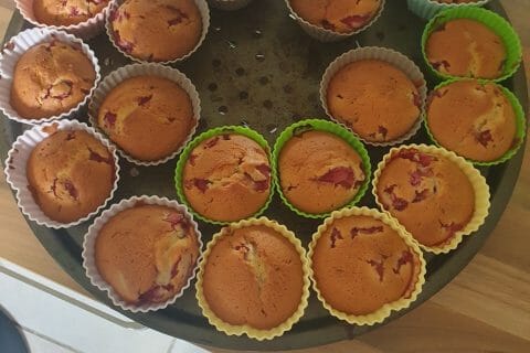 Cliquez pour zoomer ! Muffins aux fraises Thermomix par Titi131
