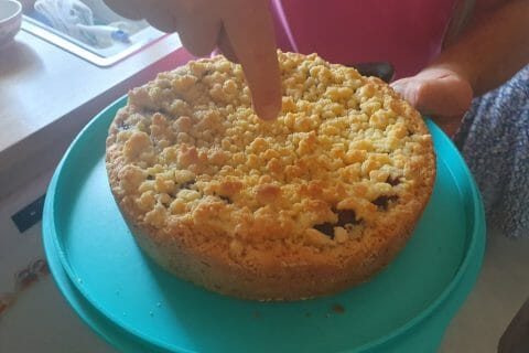 Cliquez pour zoomer ! Tarte aux myrtilles façon crumble Thermomix par Titi131