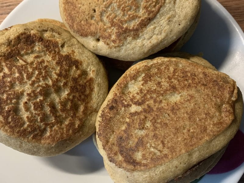 Cliquez pour zoomer ! Pancakes healthy flocons d’avoine et banane Thermomix par Marge.S