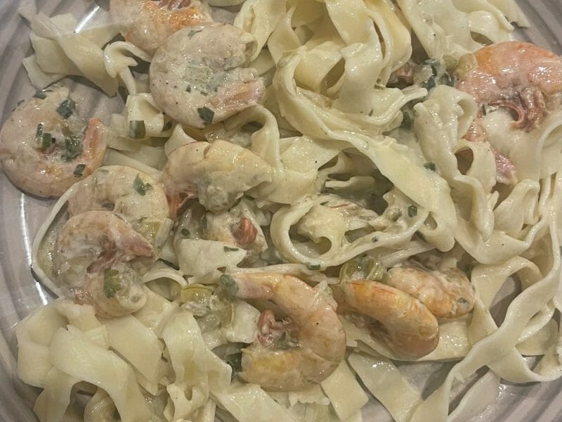 Cliquez pour zoomer ! Crevettes sautées à l’ail et à la bière Thermomix par smire