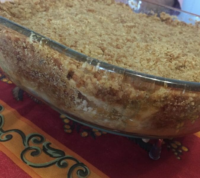 Cliquez pour zoomer ! Crumble pommes, poires et spéculoos Thermomix par Mamache