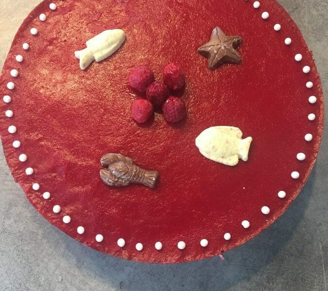Cliquez pour zoomer ! Bavarois aux framboises Thermomix par LaetiMa