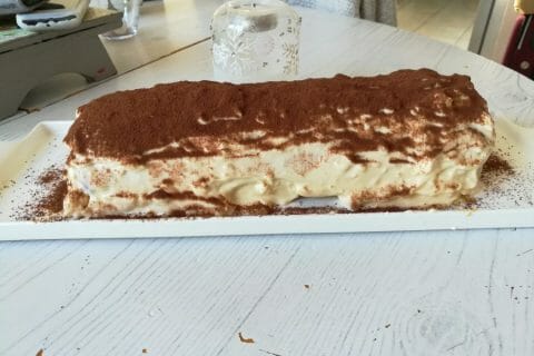 Cliquez pour zoomer ! Bûche Tiramisu Thermomix par Criissouu