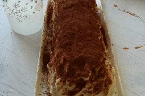 Cliquez pour zoomer ! Bûche Tiramisu Thermomix par Criissouu