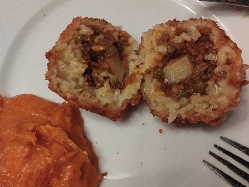 Cliquez pour zoomer ! Arancini à la sicilienne Thermomix par cestline07