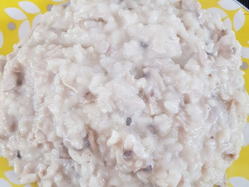 Cliquez pour zoomer ! Risotto poulet et champignons Thermomix par Magluc