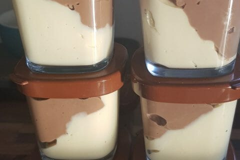 Cliquez pour zoomer ! Crème dessert au deux saveurs Thermomix par Magluc