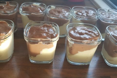 Cliquez pour zoomer ! Crème dessert au deux saveurs Thermomix par Magluc