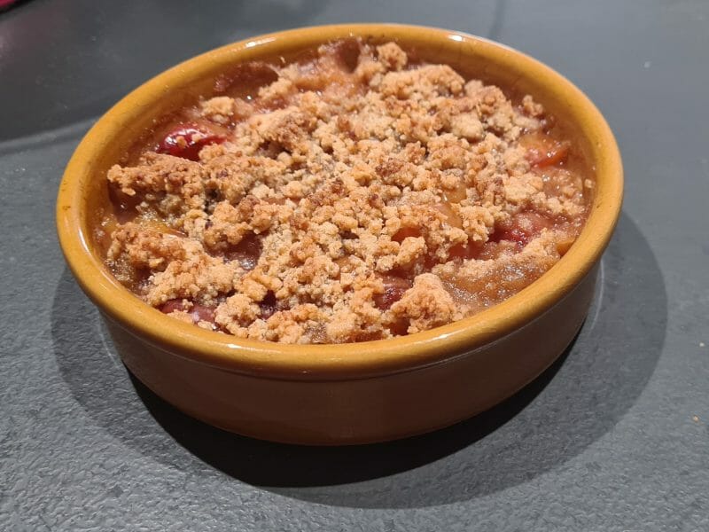 Cliquez pour zoomer ! Crumble aux mirabelles Thermomix par elodie07patisse