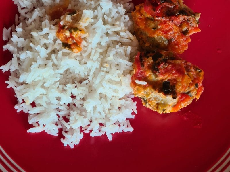 Cliquez pour zoomer ! Croquettes de cabillaud à la sauce tomate Thermomix par charlotte1954