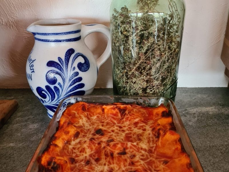 Cliquez pour zoomer ! Lasagnes au poulet et poivrons Thermomix par charlotte1954