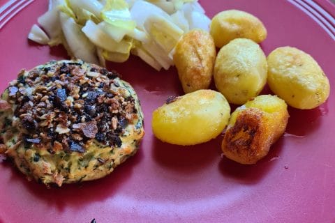 Cliquez pour zoomer ! Escalopes poulet et épinards panées Thermomix par charlotte1954