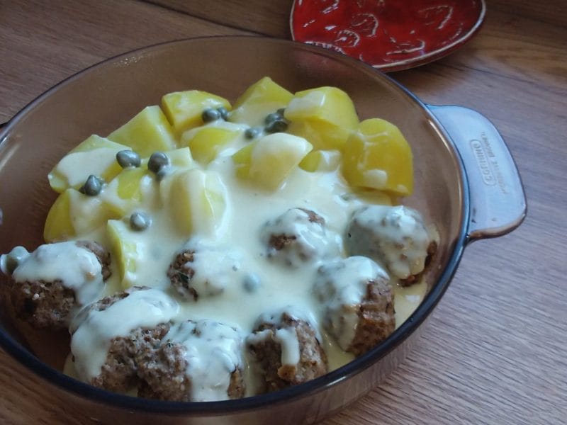 Cliquez pour zoomer ! Boulettes de viande sauce aux câpres Thermomix par charlotte1954