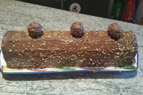 Cliquez pour zoomer ! Bûche Ferrero Rocher Thermomix par Nathoo