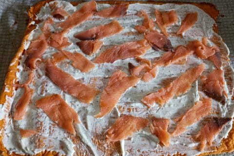 Cliquez pour zoomer ! Roulé à la tomate, saumon et fromage Thermomix par Indofan