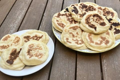 Cliquez pour zoomer ! Naans au fromage au Thermomix