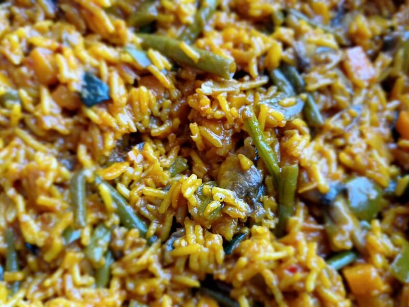 Cliquez pour zoomer ! Paella végétarienne Thermomix par marjo0711