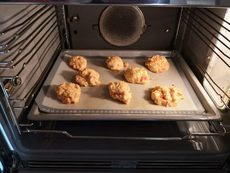 Cliquez pour zoomer ! Croquettes de chou-fleur au jambon cru Thermomix par Pigeon