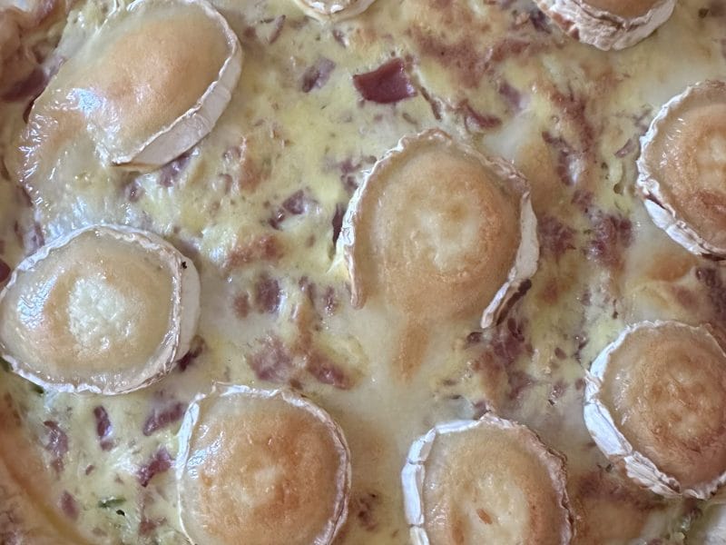 Cliquez pour zoomer ! Tarte courgette, jambon & chèvre Thermomix par stephanie_1604