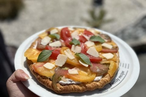 Cliquez pour zoomer ! Tarte feuilletée fromage frais et tomates Thermomix par stephanie_1604