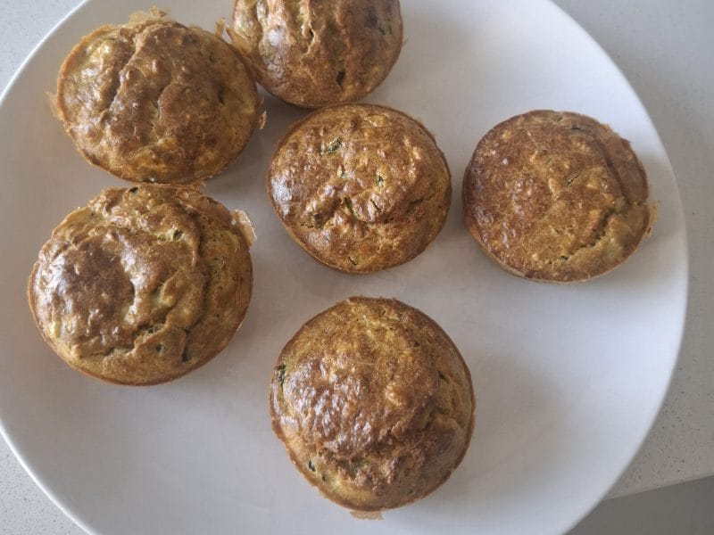 Cliquez pour zoomer ! Muffins courgettes et pesto Thermomix par bombitin