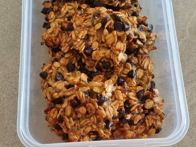 Cliquez pour zoomer ! Biscuits avoine, banane et chocolat Thermomix par jessymely