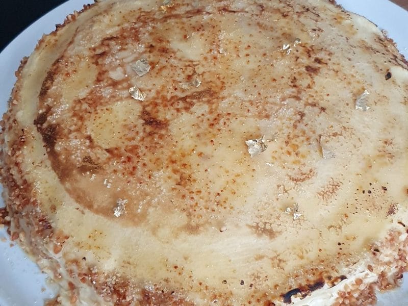 Cliquez pour zoomer ! Gâteau de crêpes à la vanille – Mille crepe cake Thermomix par rbkiz