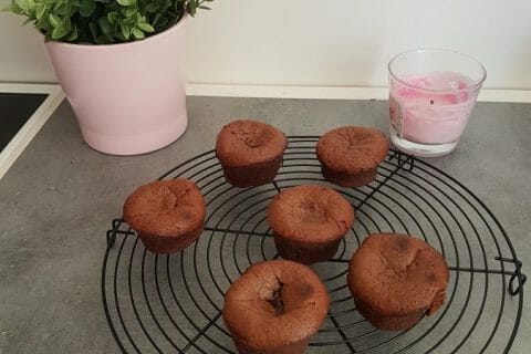 Cliquez pour zoomer ! Moelleux au chocolat cœur fondant Thermomix par Laura1213