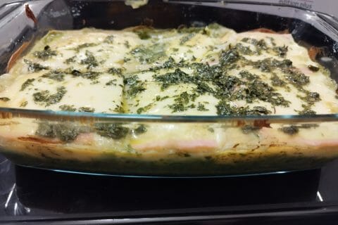 Cliquez pour zoomer ! Gratin de purée de pommes de terre aux épinards Thermomix par christele_48