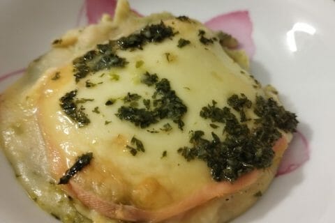 Cliquez pour zoomer ! Gratin de purée de pommes de terre aux épinards Thermomix par christele_48