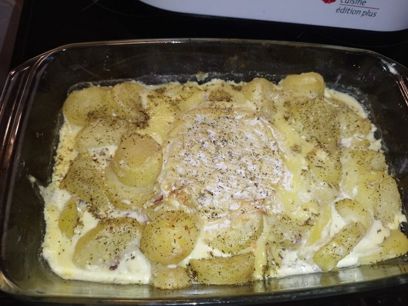 Cliquez pour zoomer ! Gratin de pommes de terre à la normande Thermomix par christele_48