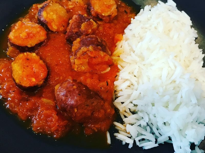 Cliquez pour zoomer ! Rougail saucisse Thermomix par Ju-Del22