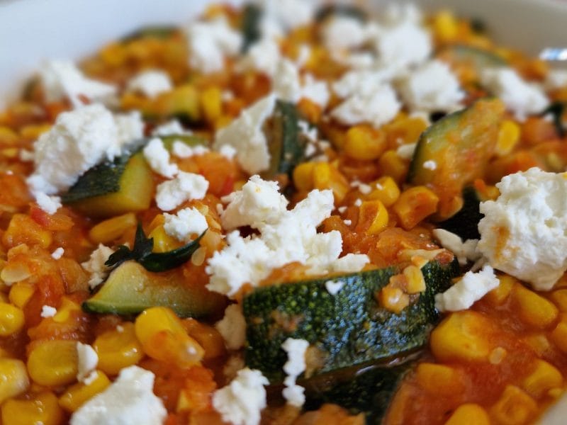 Cliquez pour zoomer ! Poêlée de courgettes à la mexicaine Thermomix par maelou71