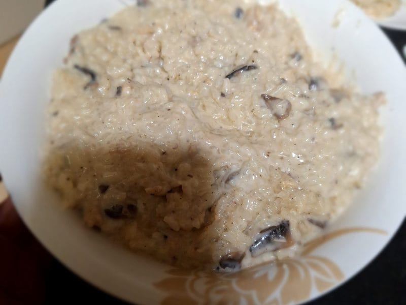 Cliquez pour zoomer ! Risotto poulet et champignons Thermomix par ilham_41