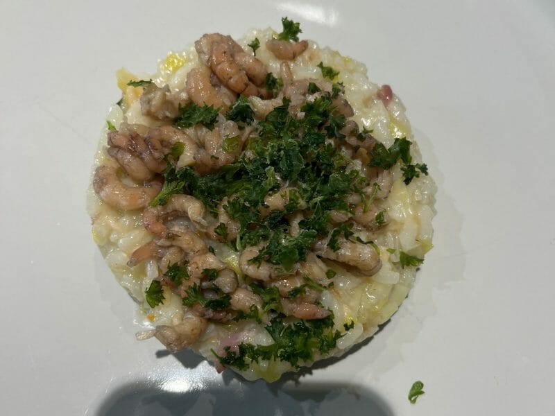 Cliquez pour zoomer ! Risotto poireaux et saumon fumé Thermomix par liteon