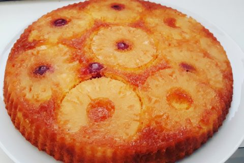 Cliquez pour zoomer ! Gâteau renversé à l’ananas au Thermomix